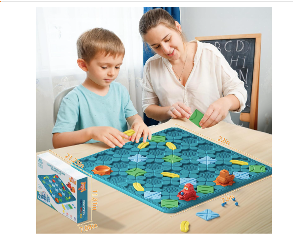 Board Games for Kids Toys , Logic Puzzles Road Builder