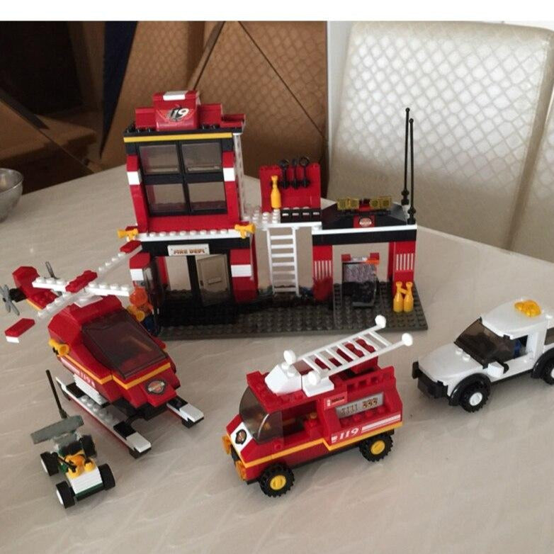 Fire Station Building Blocks