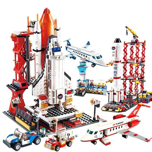 Airplane Figures Building Blocks