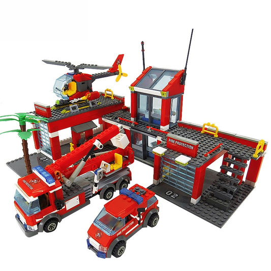 Fire Station Model Blocks